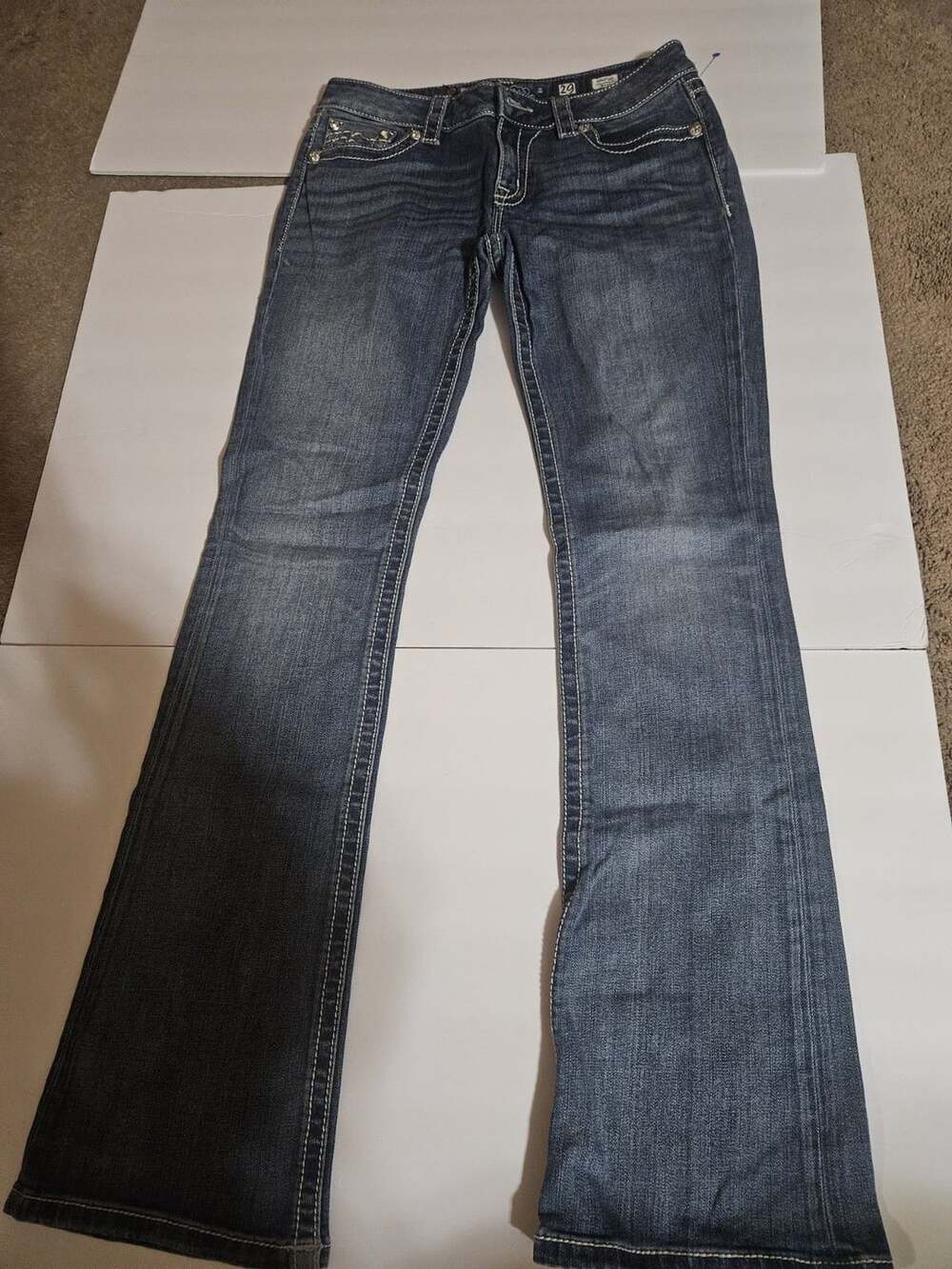 Miss Me Jeans Womens Size 29 Signature Boot